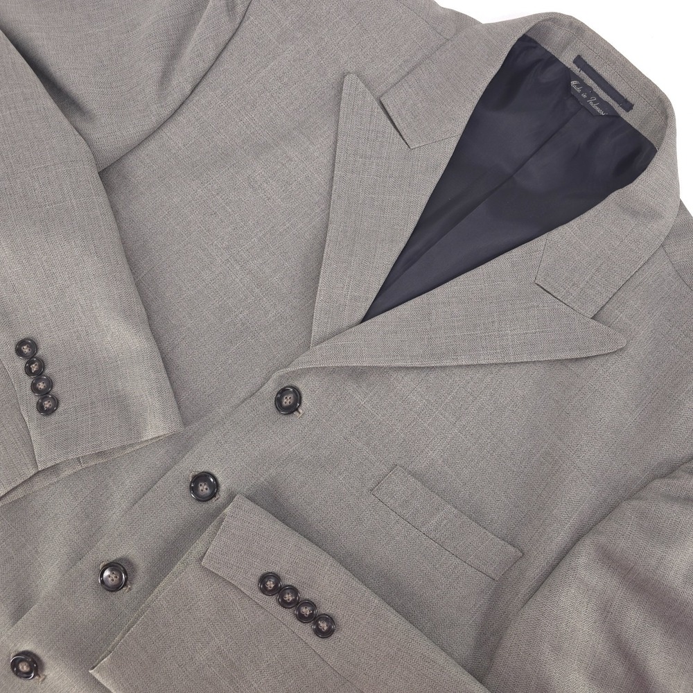 Vintage Gino Cappeli 5 Button Blazer Men 42L Grey Corpcore Professional Heritage